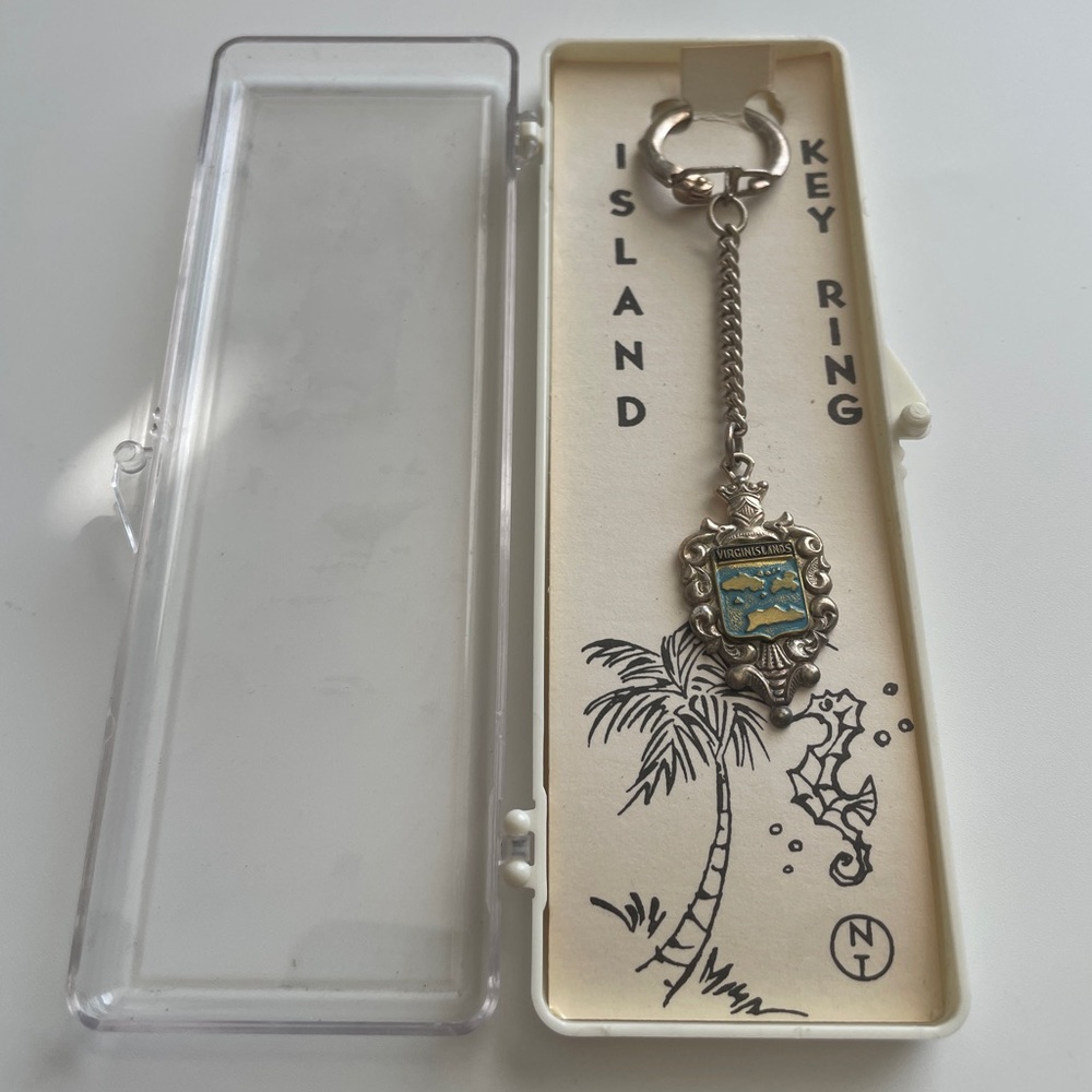 Vtg. Virgin Islands Keychain